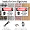 Signmission High Voltage Above Danger Sign, Plastic, 10in W x 7in L, 2PK OS-2PACK-DS-P-710-L-2228 - alternate 5
